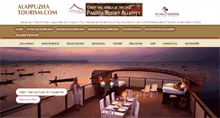 Desktop Screenshot of alappuzhatourism.com